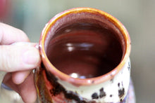 Load image into Gallery viewer, 07-F &#39;FLOW&#39; Barely Flared Textured Divot Mug, 15 oz. (This listing is for one mug)
