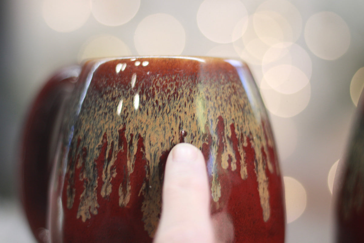 15-E Rustic Red Mug, 14 oz. (This listing is for one mug)