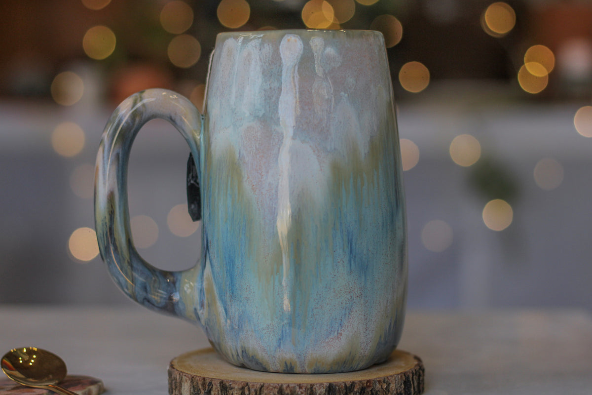 09-B Soft Earth Series PROTOTYPE Notched Mug - ODDBALL, 24 oz. - 30% off