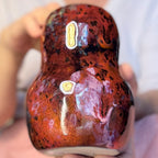 08-B Dragon's Blood Agate Gourd Mug, TOP SHELF - 24 oz.