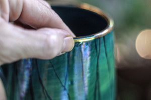 09-B Labradorite PROTOTYPE Mug - MINOR MISFIT, 26 oz. - 10% off