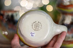 07-F 'FLOW' Barely Flared Textured Divot Mug, 15 oz. (This listing is for one mug)