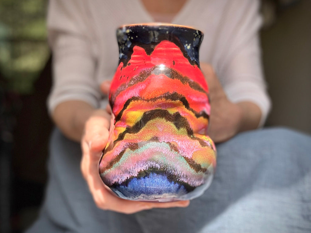 10-A Rainbow Family Variation Cuddle Mug, 24 oz.