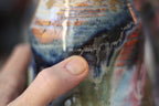 01-D Pastel 'FLOW' Barely Flared Textured Divot Mug, 22 oz. (This listing is for one mug)