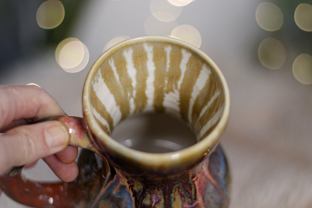 08-C Rainbow 'Flow' Mug, 15 oz.