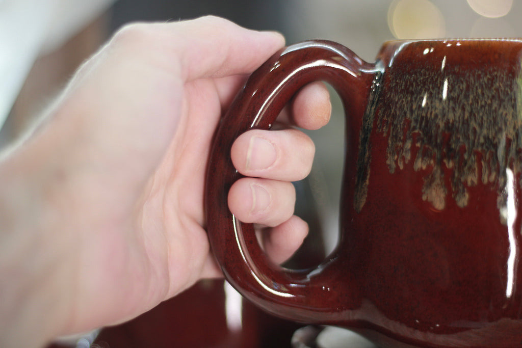 15-E Rustic Red Mug, 14 oz. (This listing is for one mug)