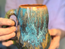 Load image into Gallery viewer, 10-D Mossy Wave Variation Mid Mod Mug, 23 oz.