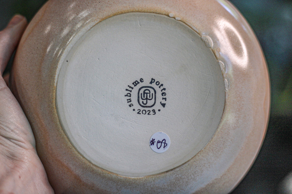 08-B Champlain Falls "EyeBowl" - MINOR MISFIT, 29 oz. - 10% off
