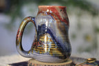 08-D EXPERIMENT Barely Flared Textured Divot Mug, 23 oz.