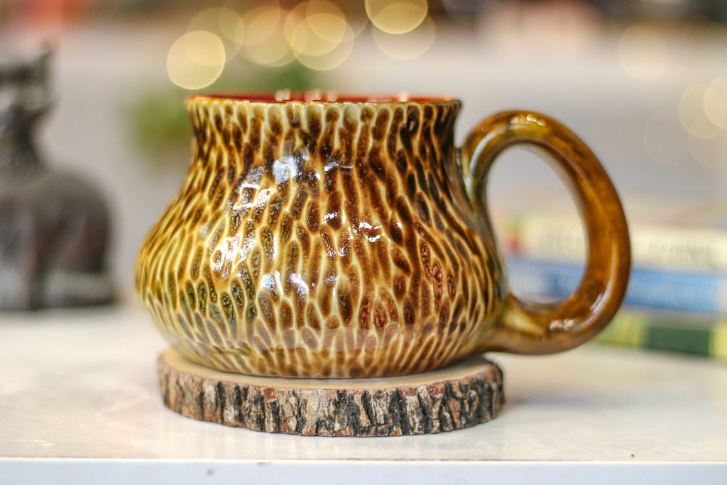 24-D Squat Textured Mug, 19 oz.