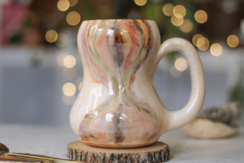 08-D Yoni EXPERIMENT Acorn Gourd Mug, 22 oz.