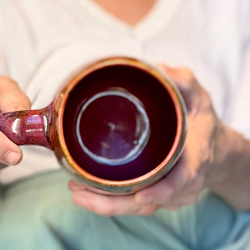 08-C Earthy Rainbow Slender Mug, 24 oz.