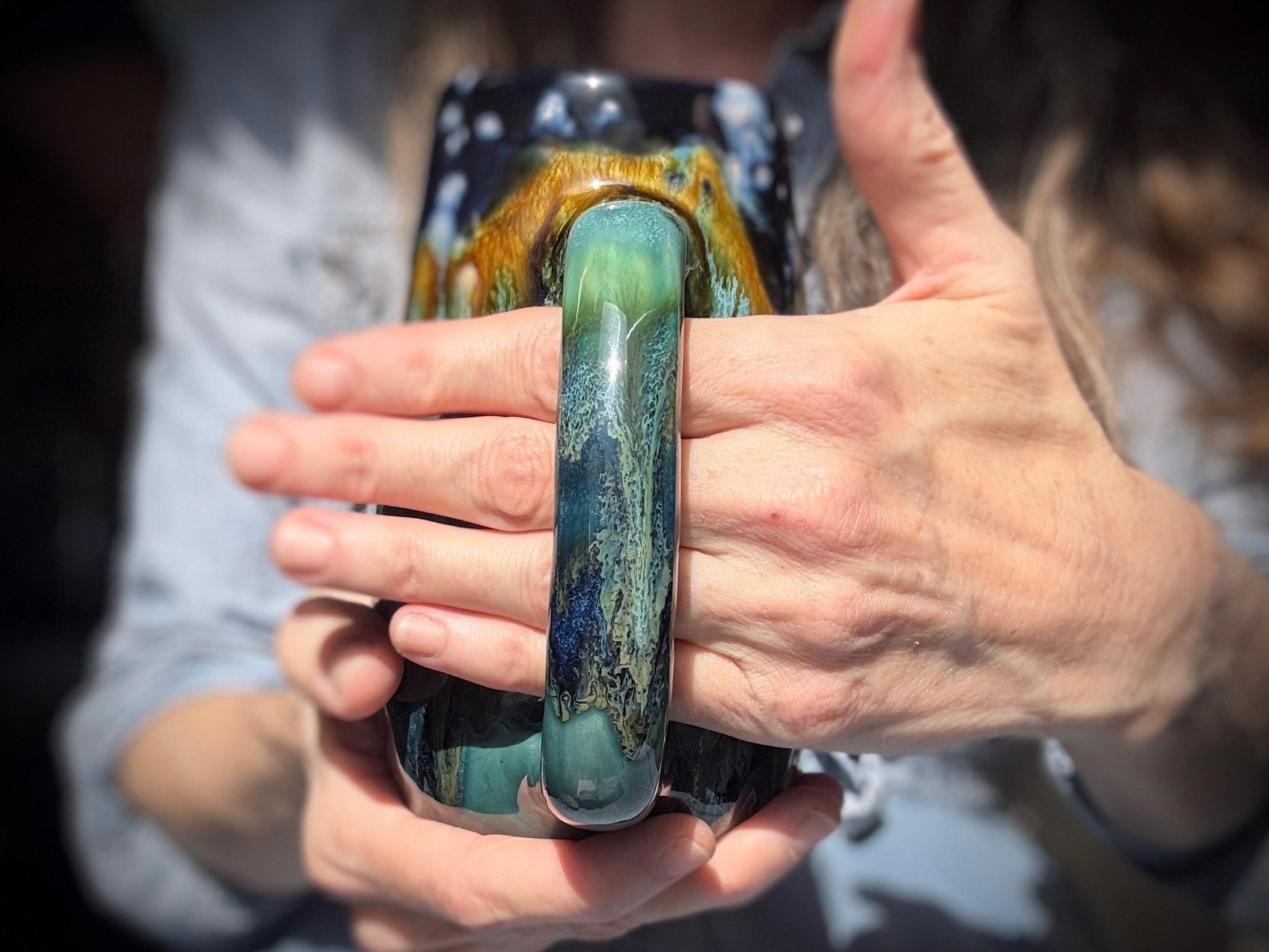 09-D Starry Night Mug - MISFIT, 22 oz. - 15% off
