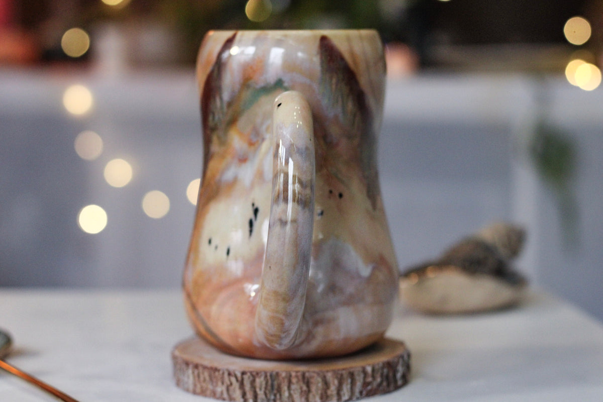 10-B Soft Earth Series PROTOTYPE Gourd Mug, 21 oz.
