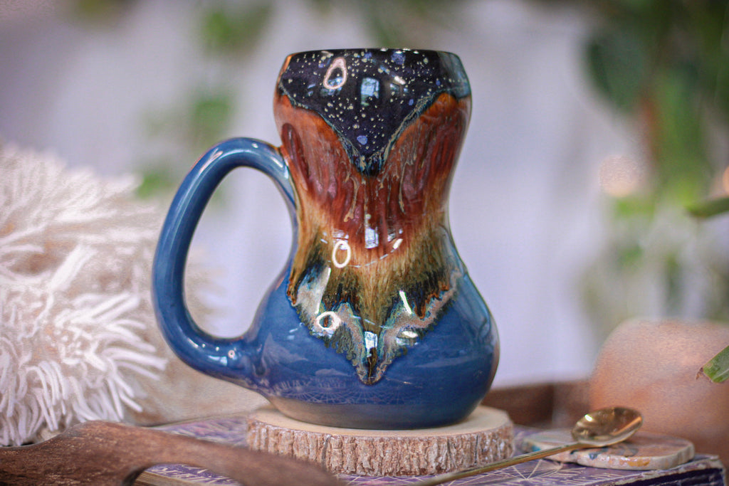 02-B Starry Night Gourd Mug - TOP SHELF, 20 oz.