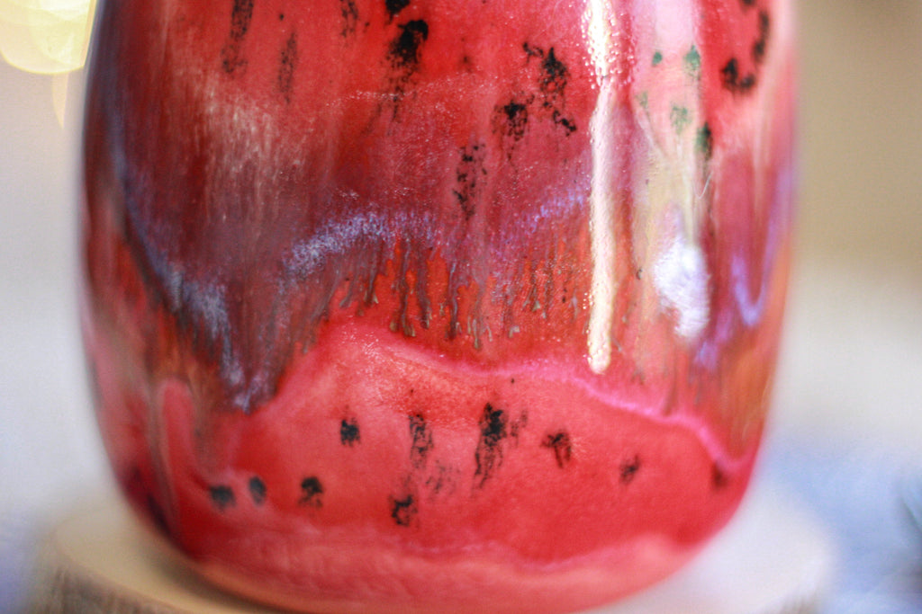 01-B Vibrant Red EXPERIMENT Mug - TOP SHELF, 21 oz.