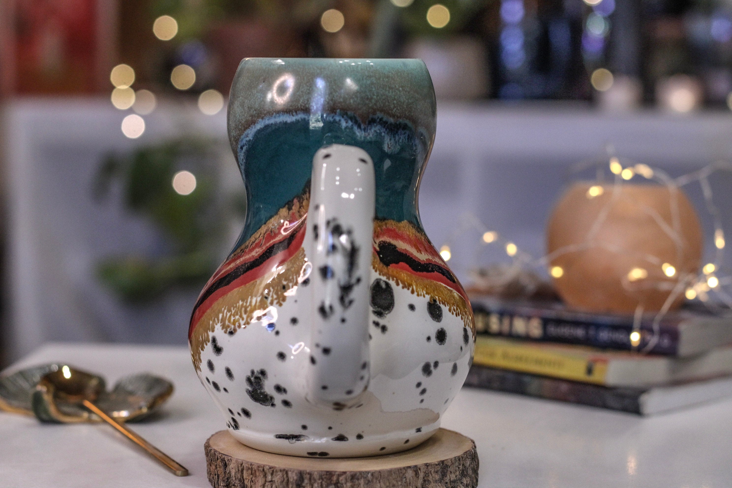 01-B Sonora Acorn Gourd Mug - TOP SHELF MISFIT, 24 oz.