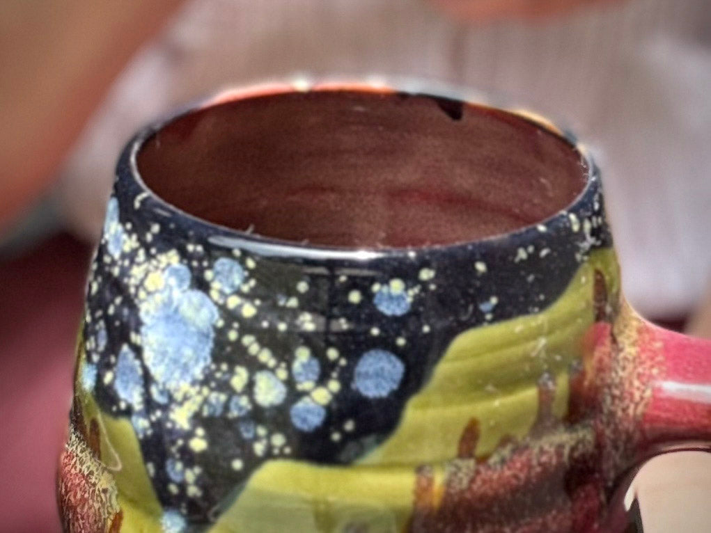 01-A+ Starry Night Swirly Mug - TOP SHELF NEXT LEVEL, 28 oz.