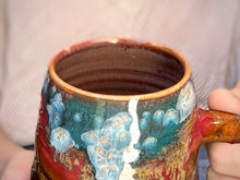 Load image into Gallery viewer, 01-A Rainbow Valley Swirly Mug - TOP SHELF, 27 oz.