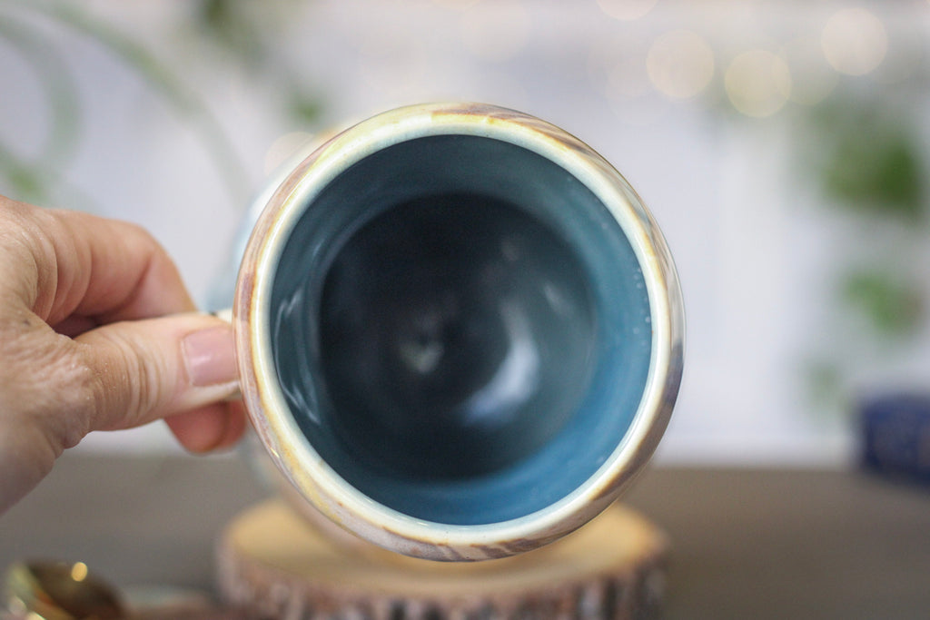 01-B Soft Earth Series PROTOTYPE Gourd Mug - TOP SHELF, 26 oz.