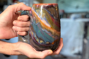 03-D 'FLOW'  PROTOTYPE  Mug - TOP SHELF, 20 oz.