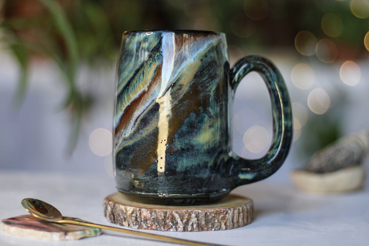 08-F Soft Earth EXPERIMENT Acorn Mug, 17 oz.