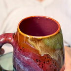 08-C Earthy Rainbow Slender Mug, 24 oz.