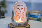 09-D Soft Earth Series PROTOTYPE Owl Candleholder