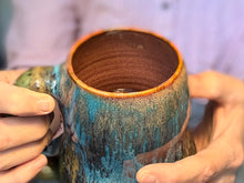 Load image into Gallery viewer, 10-D Mossy Wave Variation Mid Mod Mug, 23 oz.
