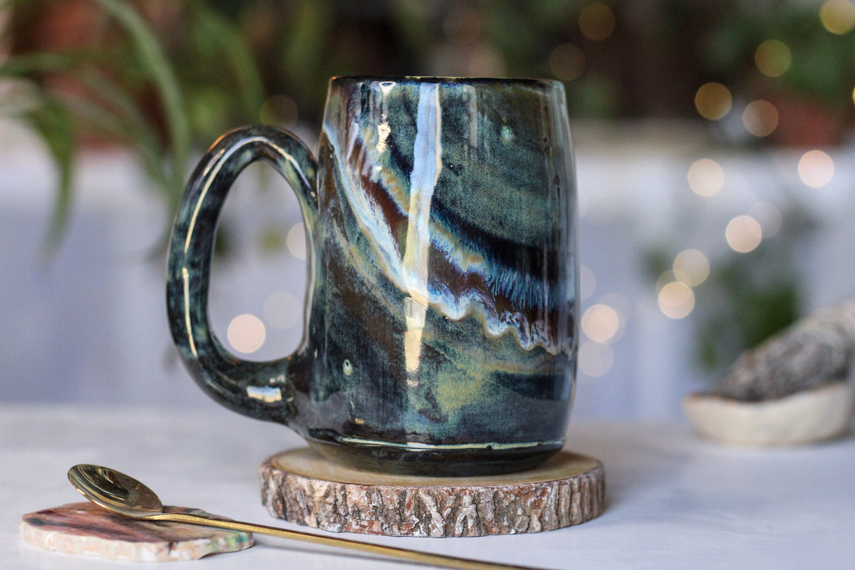 08-F Soft Earth EXPERIMENT Acorn Mug, 17 oz.