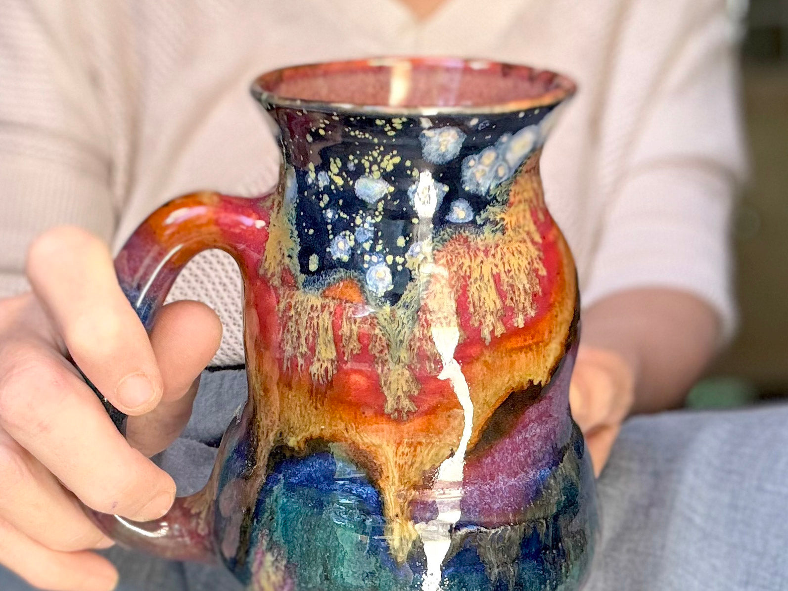 10-B Starry Night Variation Cuddle Mug, 24 oz.