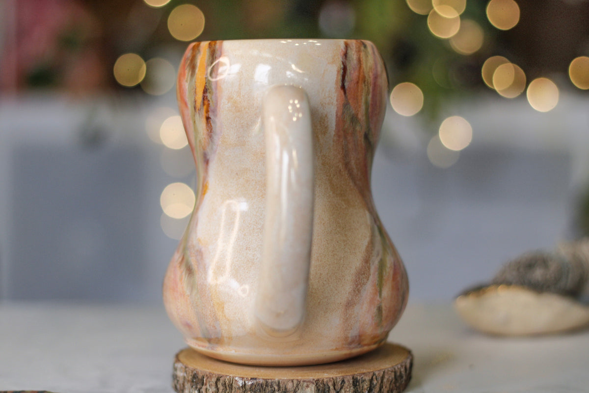 08-D Yoni EXPERIMENT Acorn Gourd Mug, 22 oz.