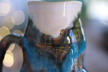 Load image into Gallery viewer, 08-B Green Mountain Magic Notched Barely Flared Textured Divot Pitcher Mug, 30 oz.