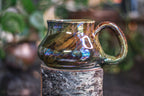 09-A Labradorite PROTOTYPE Squat Mug - TOP SHELF MISFIT 18 oz.