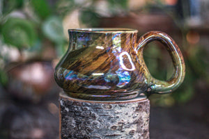 09-A Labradorite PROTOTYPE Squat Mug - TOP SHELF MISFIT 18 oz.