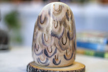 Load image into Gallery viewer, 09-D Soft Earth Series PROTOTYPE Owl Candleholder