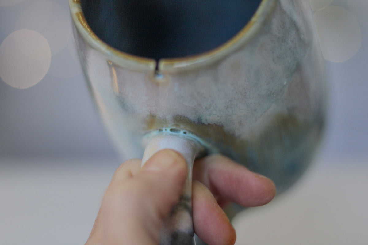 09-B Soft Earth Series PROTOTYPE Notched Mug - ODDBALL, 24 oz. - 30% off