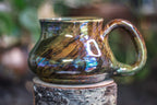 09-A Labradorite PROTOTYPE Squat Mug - TOP SHELF MISFIT 18 oz.