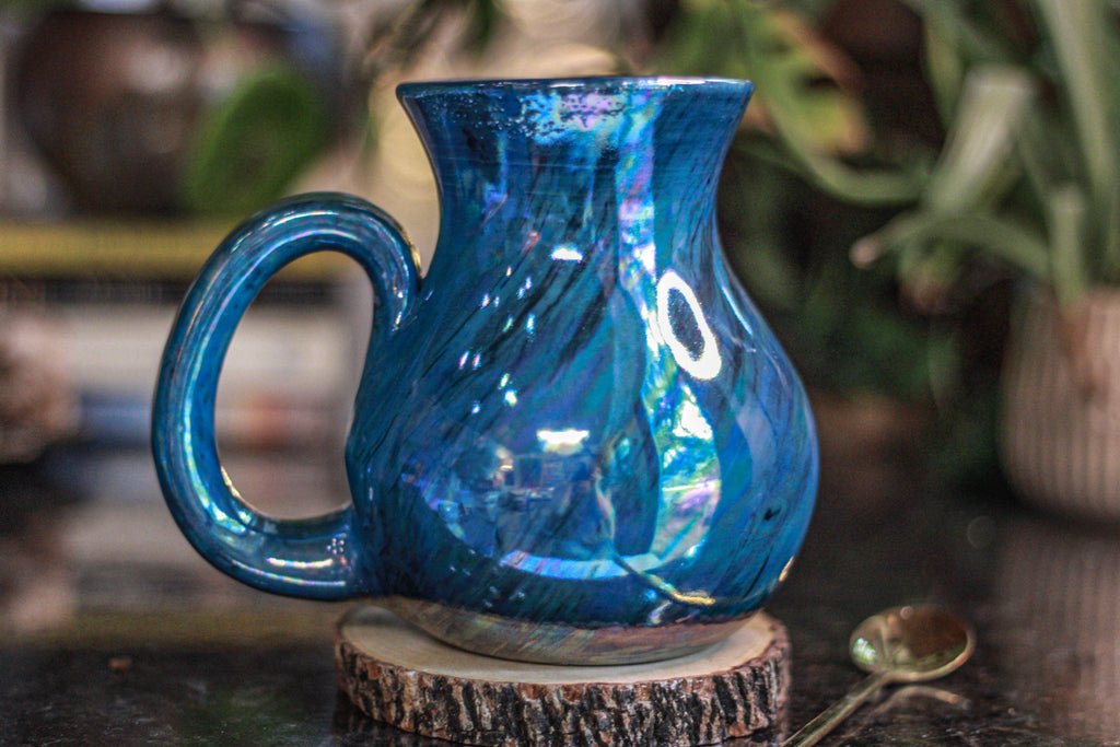 09-A Labradorite PROTOTYPE Flared Mug - MISFIT, 23 oz. - 25% off