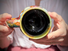 Load image into Gallery viewer, 09-E Earthy Whimsy Cuddle Mug, 15-16 oz (This listing is for one mug)