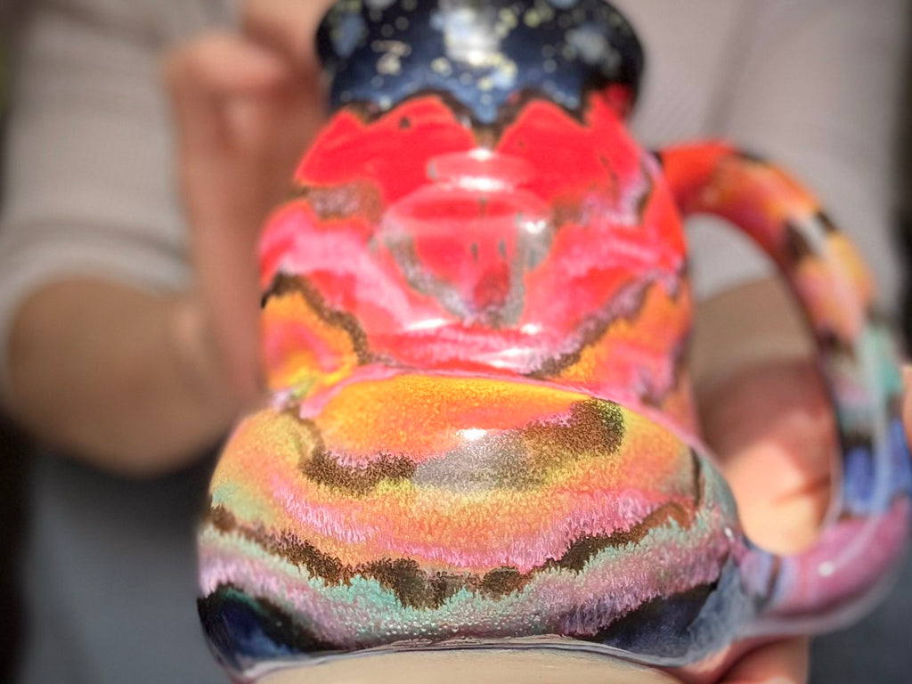 10-A Rainbow Family Variation Cuddle Mug, 24 oz.