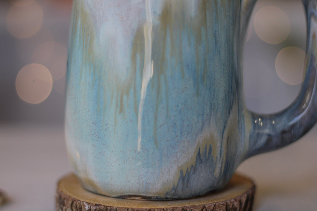 09-B Soft Earth Series PROTOTYPE Notched Mug - ODDBALL, 24 oz. - 30% off