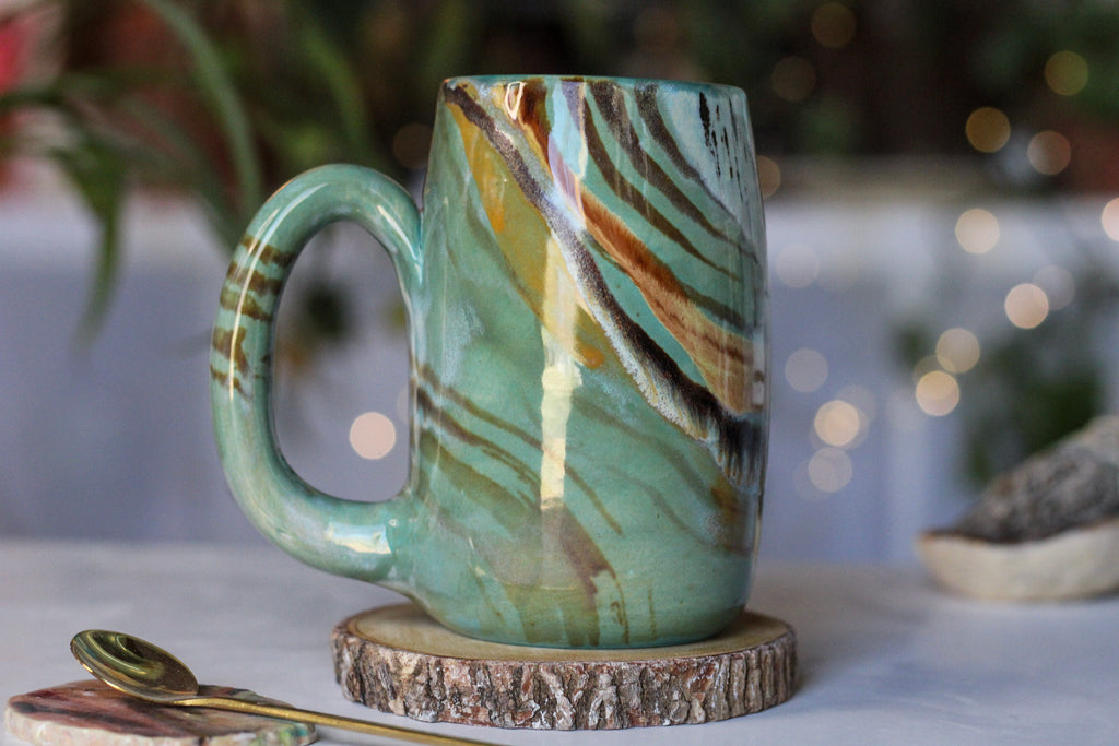 09-F Soft Earth EXPERIMENT Mug, 18 oz.