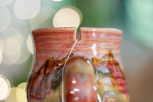 Load image into Gallery viewer, 08-C Coral Mountain Notched Barely Flared Textured Divot Mug, 16 oz.