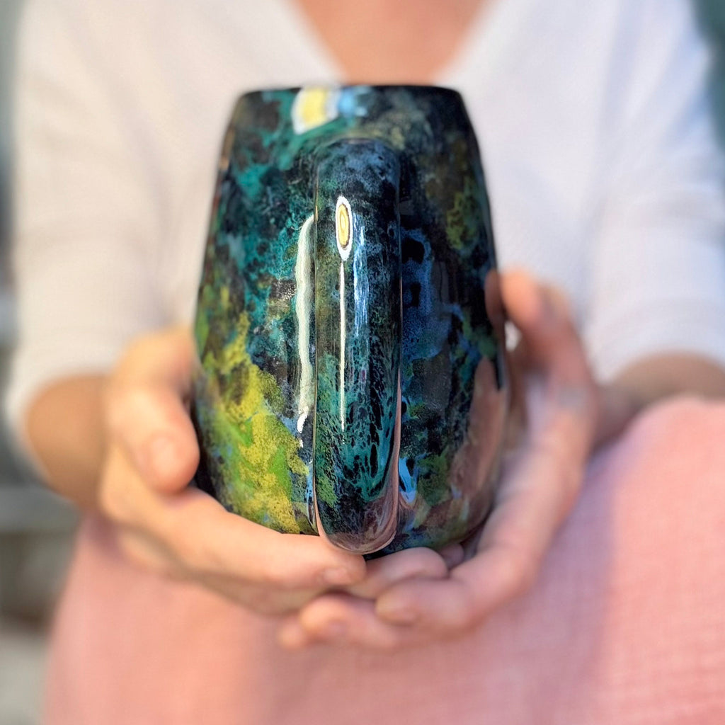 09-B Mossy Agate Mug, TOP SHELF - 25 oz.