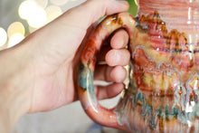 Load image into Gallery viewer, 08-C Coral Mountain Notched Barely Flared Textured Divot Mug, 16 oz.