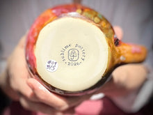 Load image into Gallery viewer, 09-E Earthy Whimsy Cuddle Mug, 15-16 oz (This listing is for one mug)
