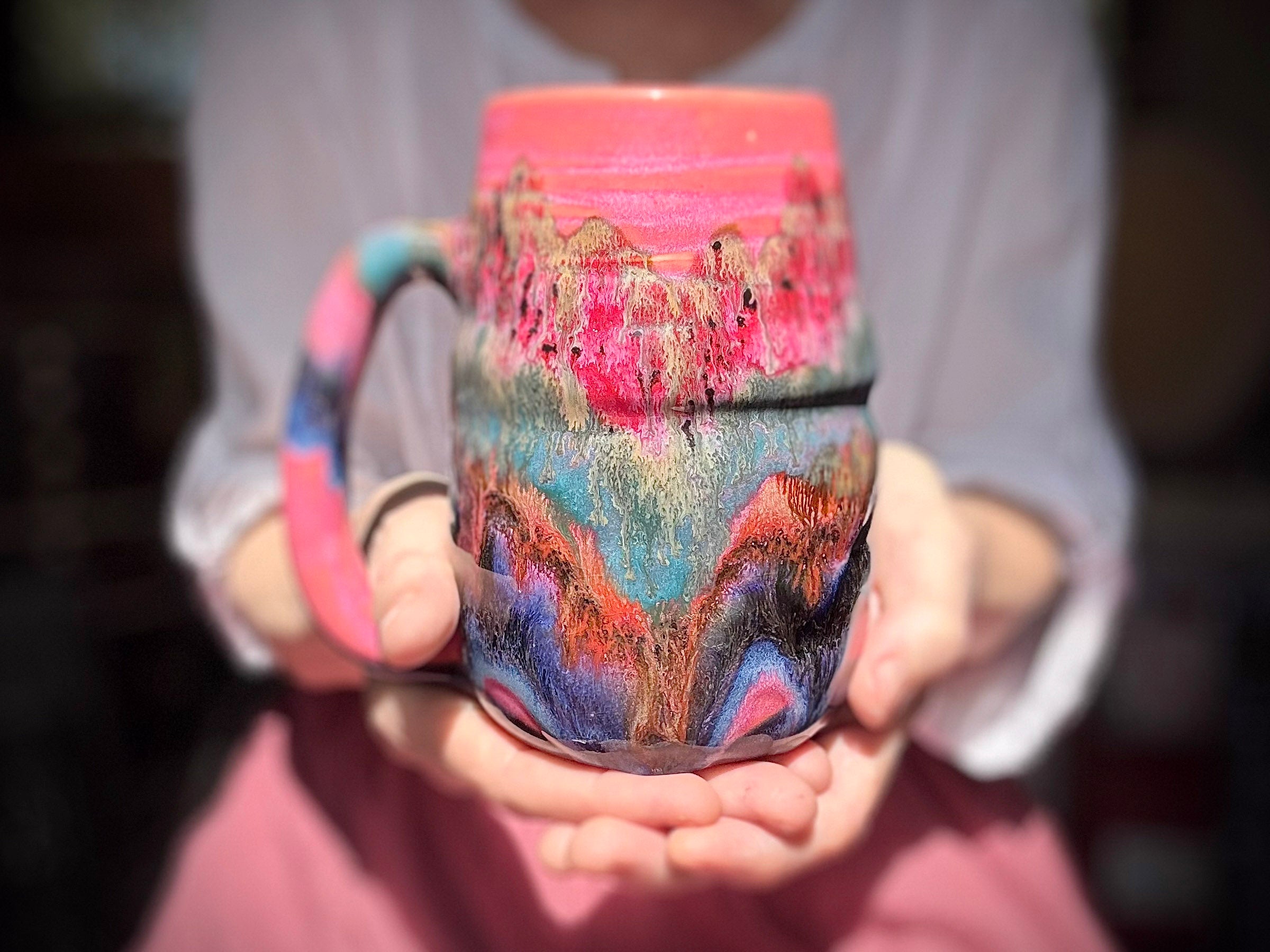 10-C Strawberry Hills Swirly Mug - MINOR MISFIT, 24 oz. - 10% off