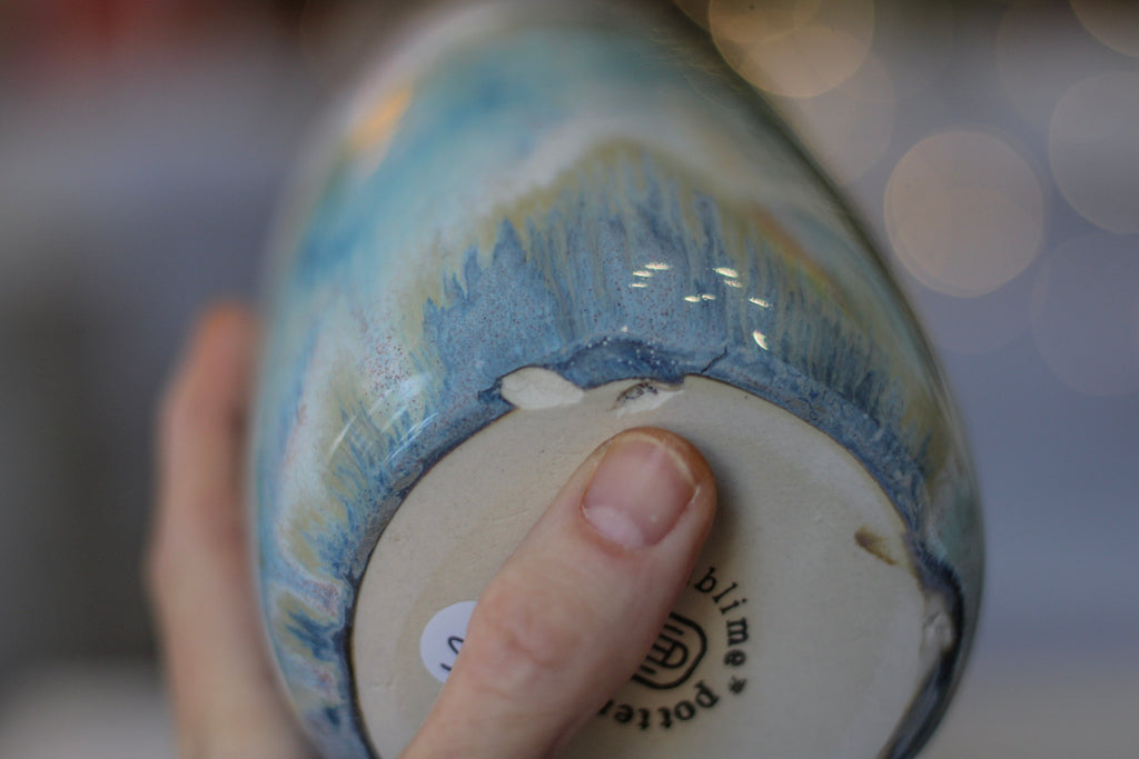 09-B Soft Earth Series PROTOTYPE Notched Mug - ODDBALL, 24 oz. - 30% off