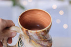08-D Soft Earth Series EXPERIMENT Gourd Mug - MINOR MISFIT, 15 oz. - 10% off